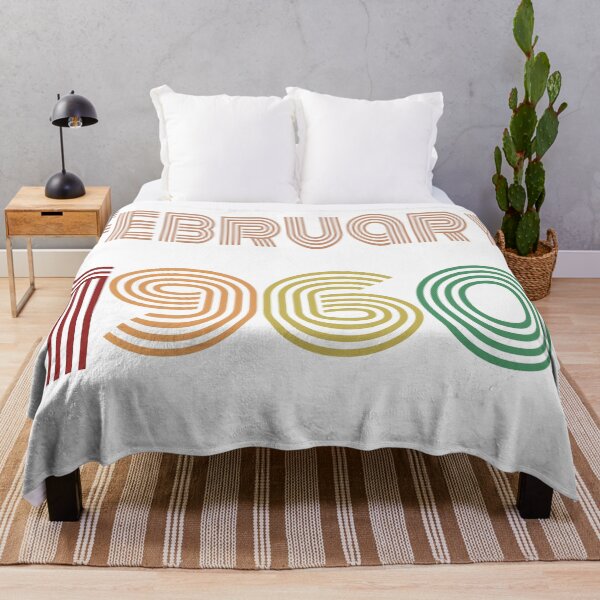 Item preview, Happy 60th Birthday, Happy sixties Birthday, born in February 1960 designed and sold by marosharaf.