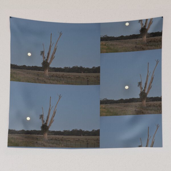 Item preview, Tree & Moon, Sturt Highway,NSW, Australia 2019 designed and sold by muz2142.