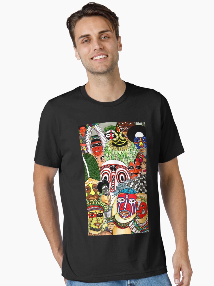 #258 Unique PNG Culture I Artist Nathalie Le Riche Essential T-Shirt