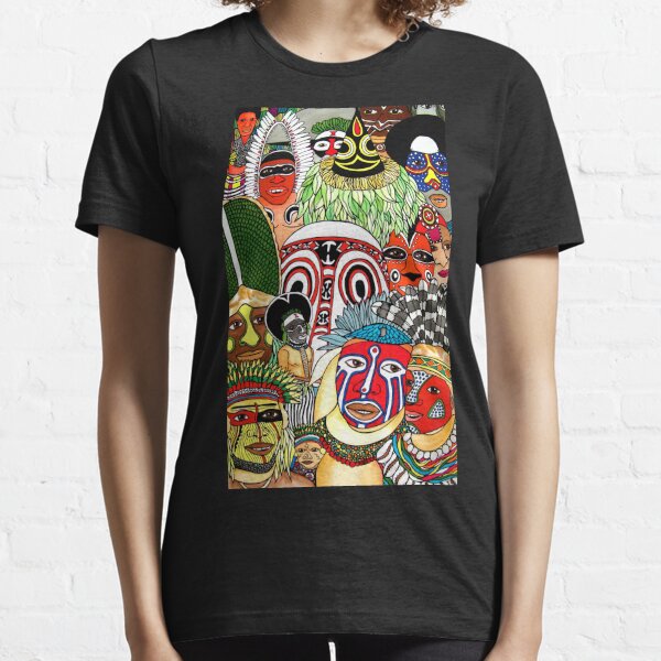 #258 - Unique PNG Culture I - Artist Nathalie Le Riche Essential T-Shirt