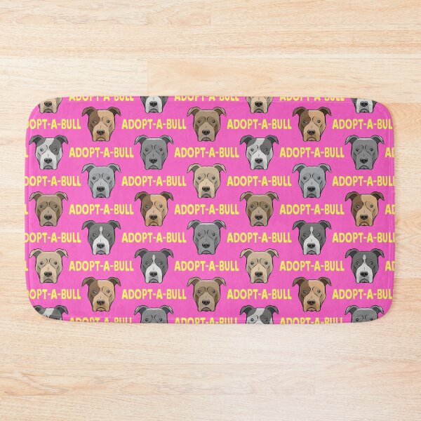 Item preview, Adopt-A-Bull - pit bull advocate (pink) designed and sold by littlearrow.
