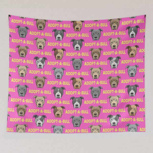 Item preview, Adopt-A-Bull - pit bull advocate (pink) designed and sold by littlearrow.