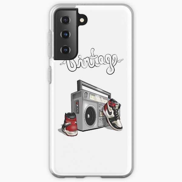 Gráfico de baloncesto hip-hop vintage Funda blanda para Samsung Galaxy