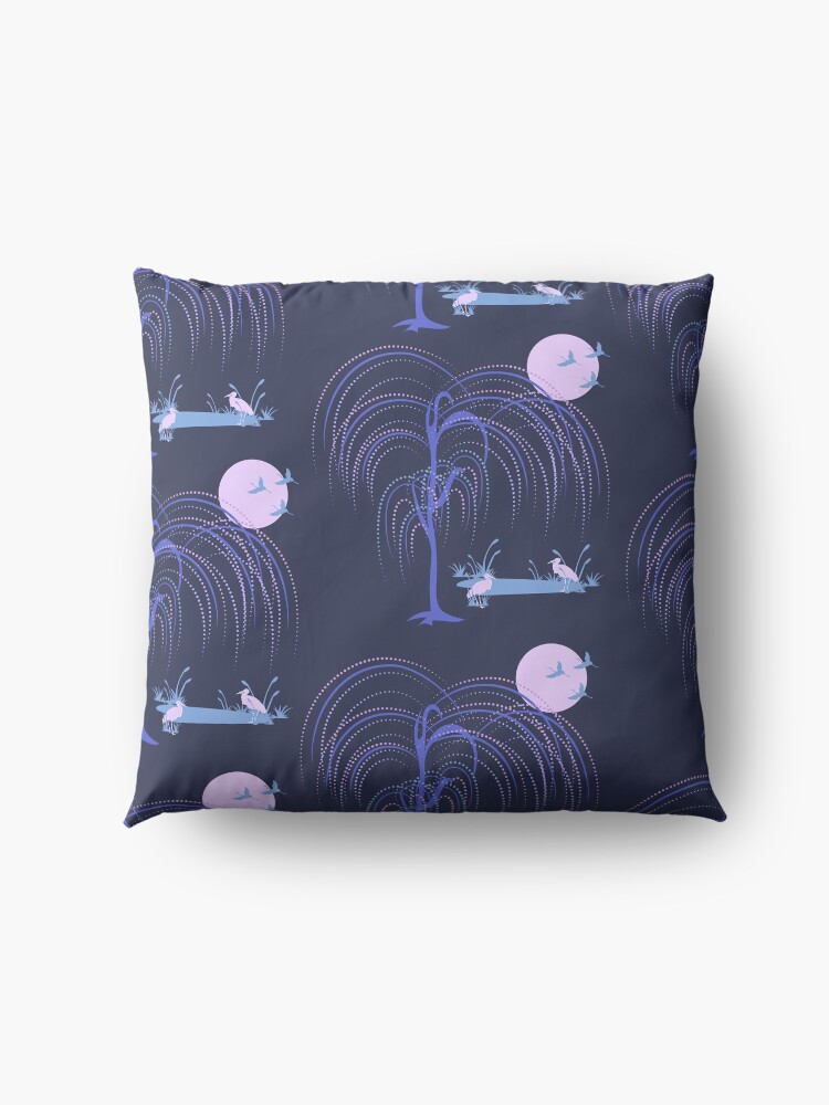 Alternate view of Under the cherry tree Floor Pillow