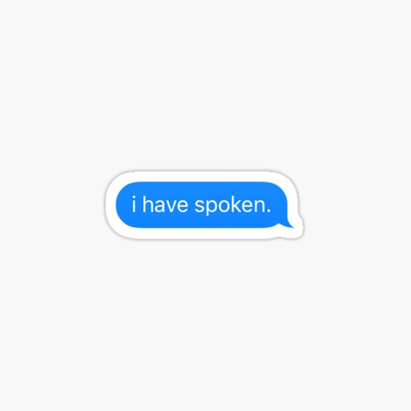 Item preview, I have spoken text designed and sold by erussellart.