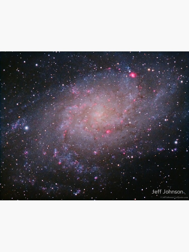 Thumbnail 4 of 4, Metal Print, M33 - Triangulum Galaxy designed and sold by jeffjastro.