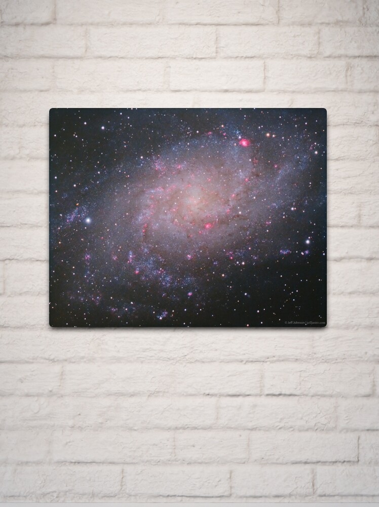 Thumbnail 2 of 4, Metal Print, M33 - Triangulum Galaxy designed and sold by jeffjastro.