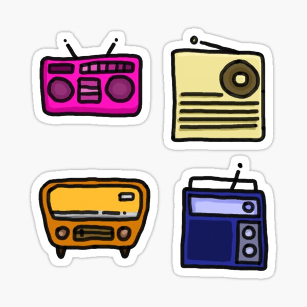 doodle 5 Sticker