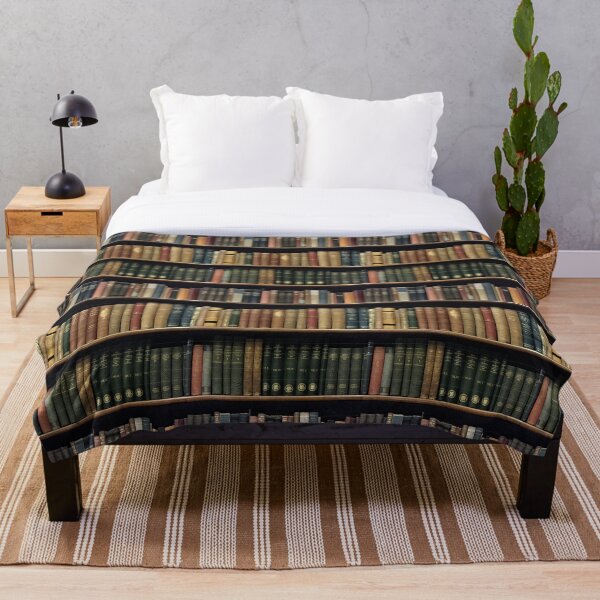 Endless Library (pattern) Throw Blanket