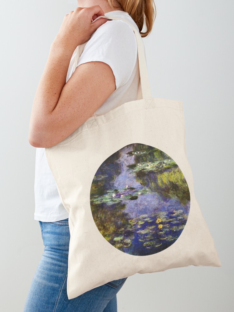 Claude Monet Water Lilies Tote Bag Fine Art Print Bag 