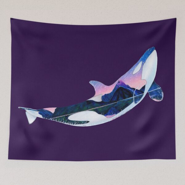 Item preview, Unna the Killer Whale Silhouette designed and sold by ArtyOrca.