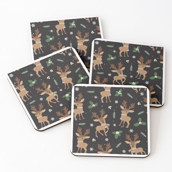 Item preview, Reindeer Fir Black designed and sold by Color Me F*@k!ng Happy.