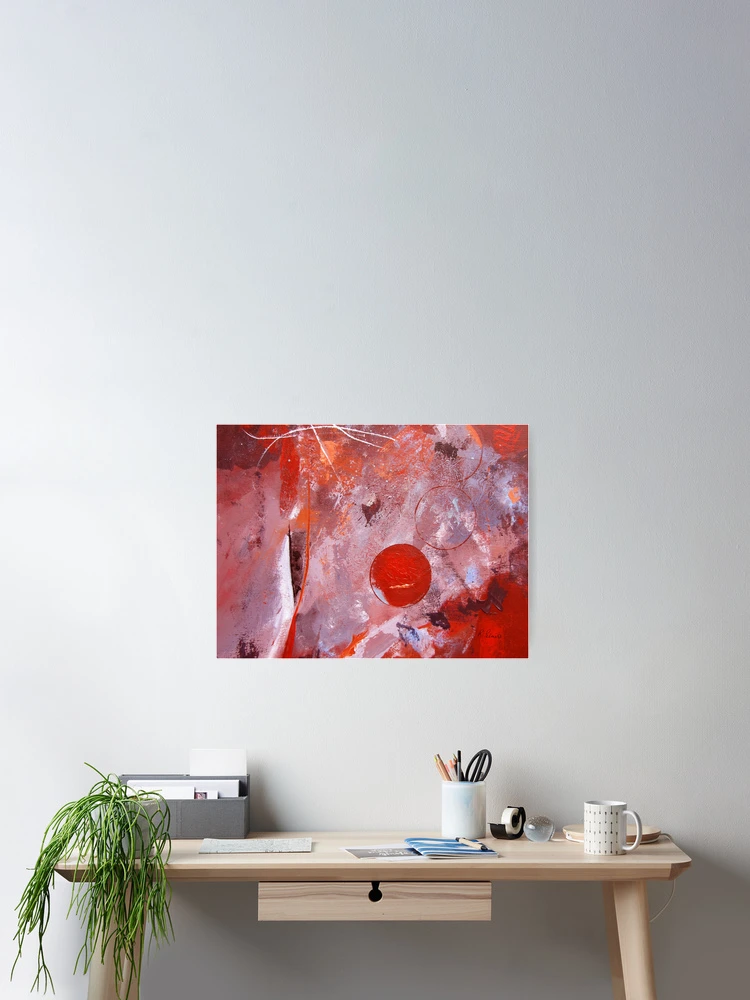 Thumbnail 2 of 3, Poster, Encased In Red designed and sold by Ruth Palmer.