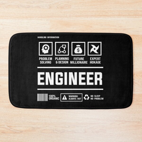 Item preview, Funny Engineer Handling Information designed and sold by KA DESIGNS.