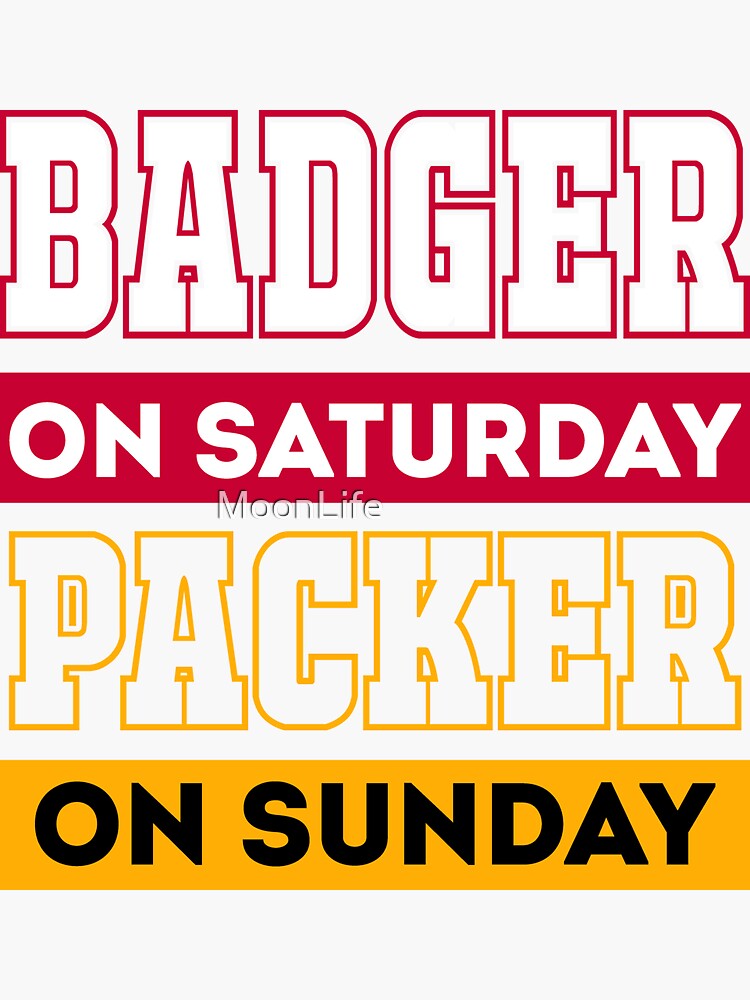 Green Bay Packers Sticker, Waterproof Vinyl Decal