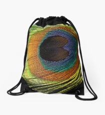 Eye of the Peacock Drawstring Bag