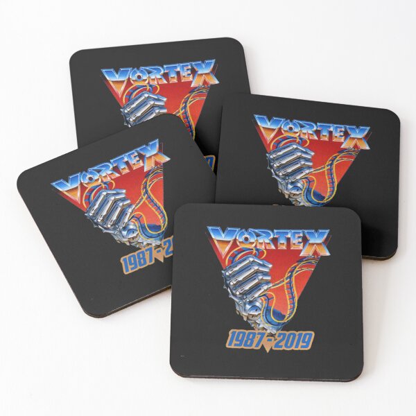 kings island vortex Coasters (Set of 4)