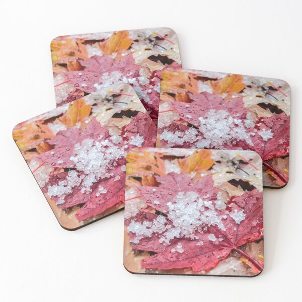 Item preview, Maple Leaves in Snow designed and sold by Mary Kayser.