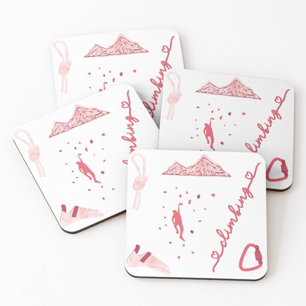 Item preview, Coral Watercolor Climbing, Indoor Rock Climbing Pack designed and sold by The-Goods.