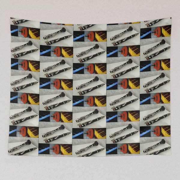 Item preview, Clarinet, Keyboards and Guitar Collage designed and sold by Kathryn Jones.