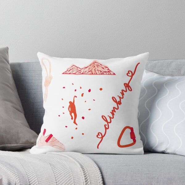 Item preview, Orange Watercolor Climbing, Indoor Rock Climbing Pack designed and sold by The-Goods.