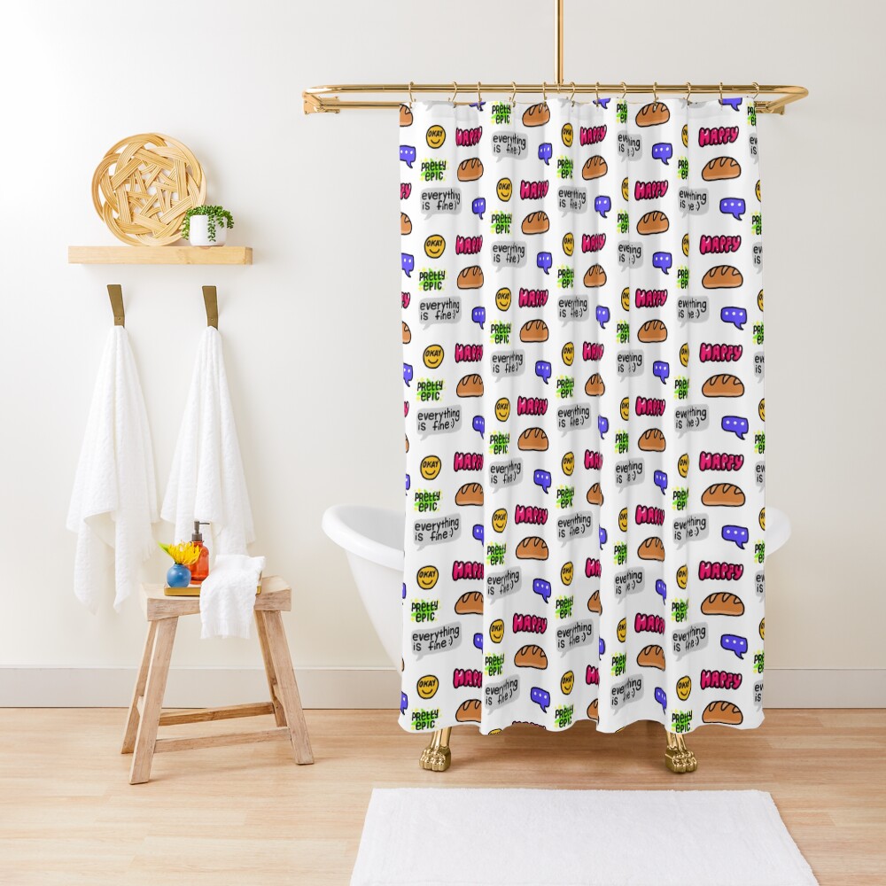 Item preview, Shower Curtain designed and sold by Jimmies.