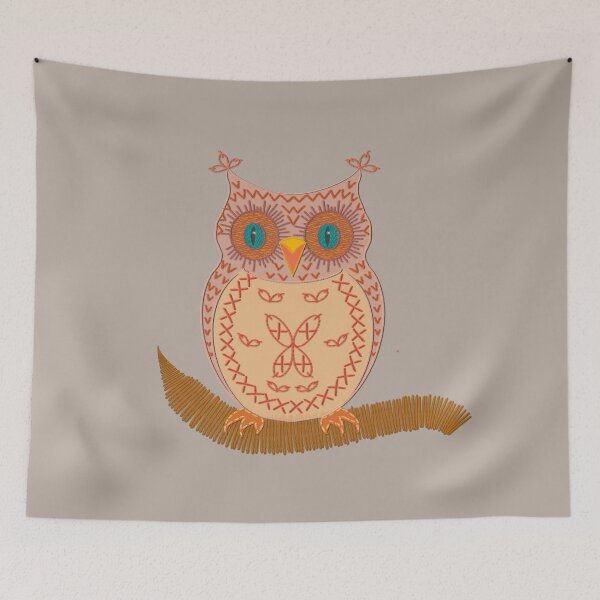 Item preview, Digital Embroidery Owl designed and sold by KrisMartin1834.