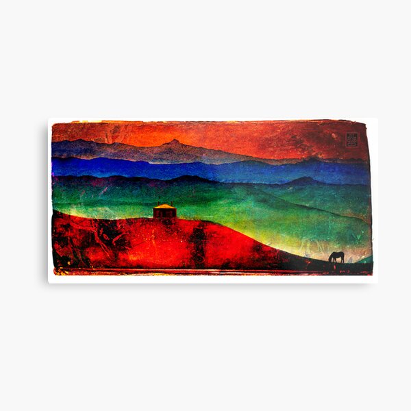 Red Mountains Metal Print