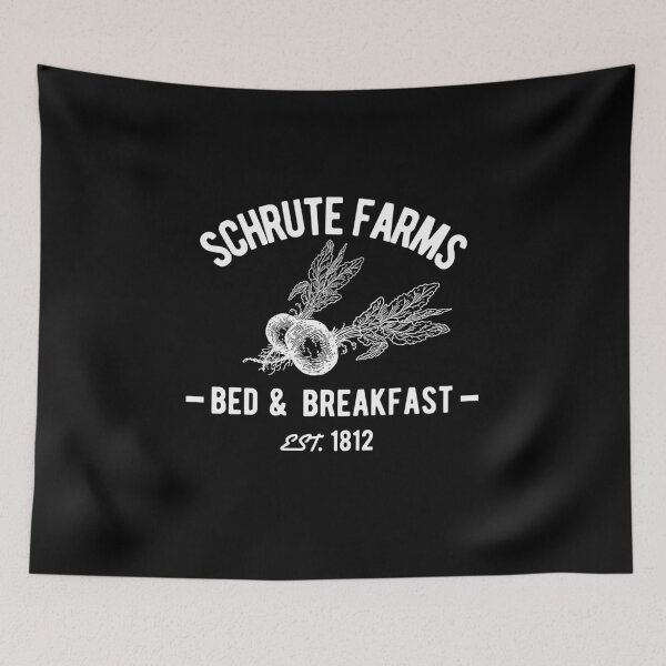 Item preview, Schrute Farms - Bed and Breakfast Parody Black designed and sold by onicon.