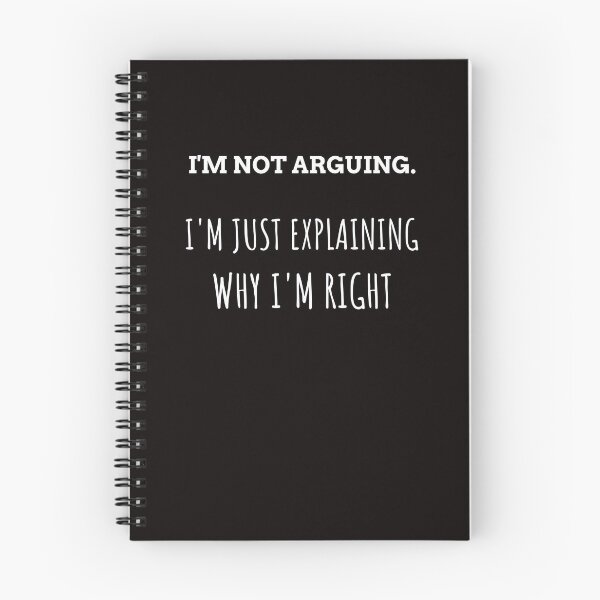 Item preview, funny quote, i'm not arguing designed and sold by Animalhead.