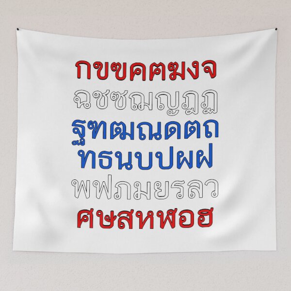 Item preview, Thai script อักษรไทย  designed and sold by Krukowski.