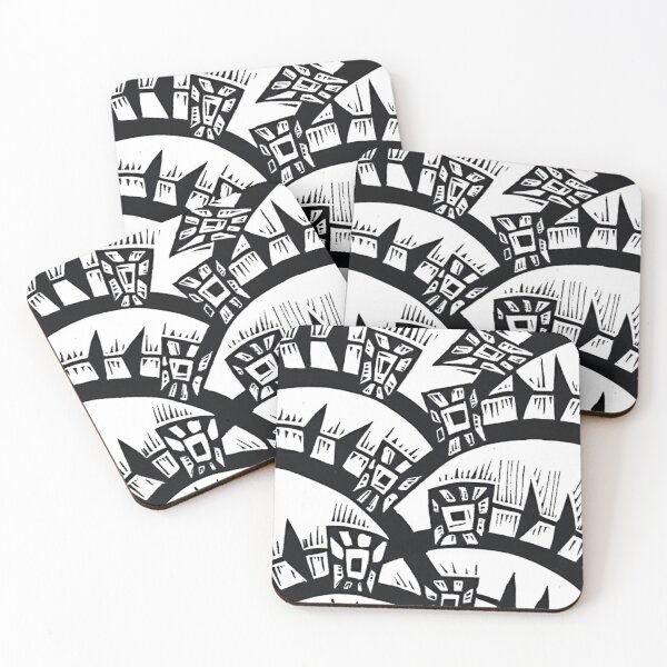 Item preview, Geometric Rose Bush designed and sold by Janicke Johansen.