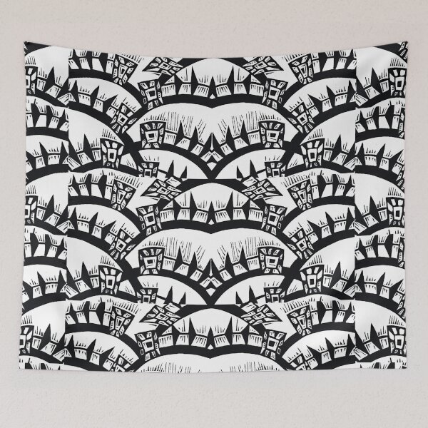 Item preview, Geometric Rose Bush designed and sold by Janicke Johansen.
