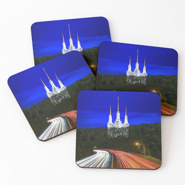 Item preview, 24x20 Washington DC Temple From the Bridge designed and sold by Ken Fortie.