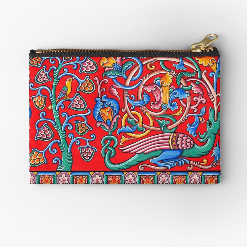 Medieval dragon Zipper Pouch