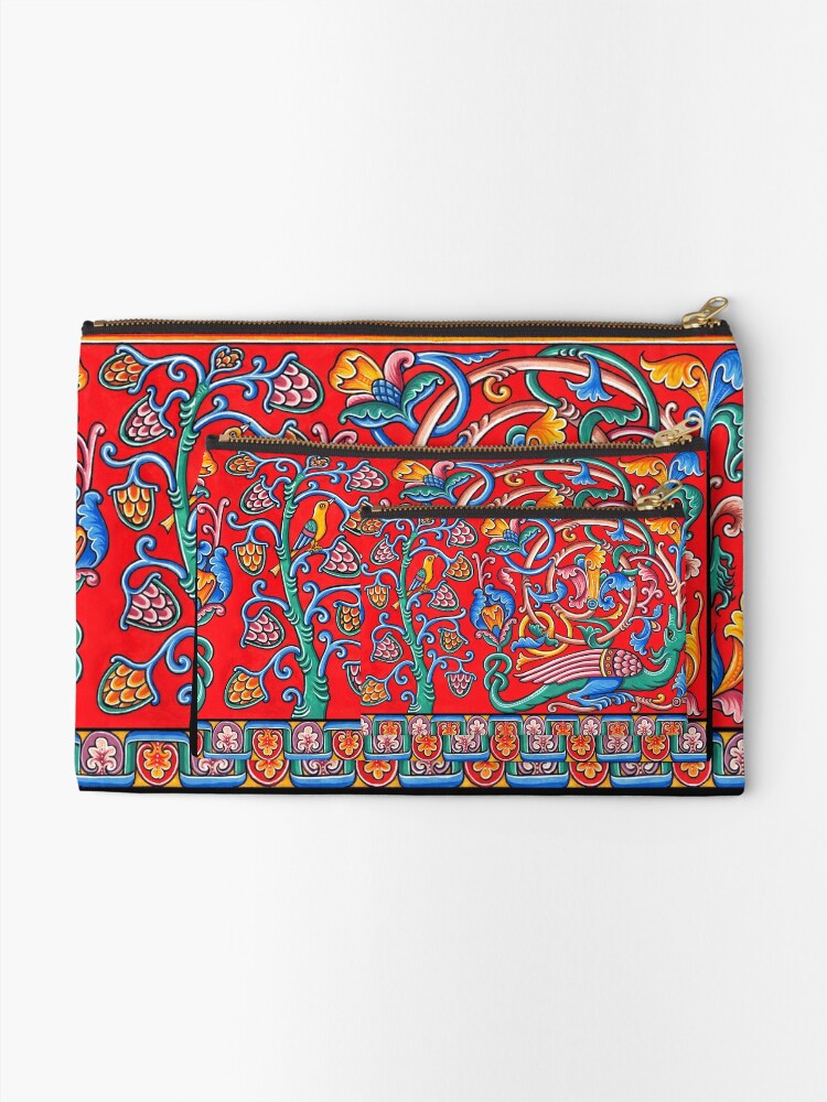 Alternate view of Medieval dragon Zipper Pouch