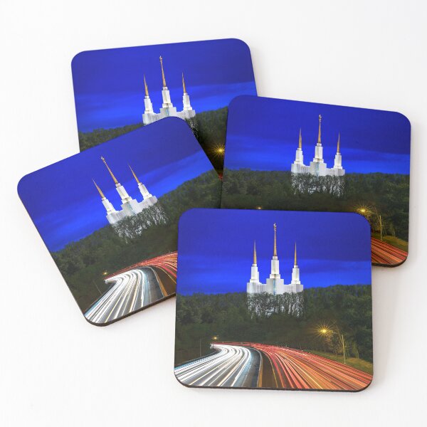 Item preview, 30x20 Washington DC Temple From Bridge designed and sold by Ken Fortie.