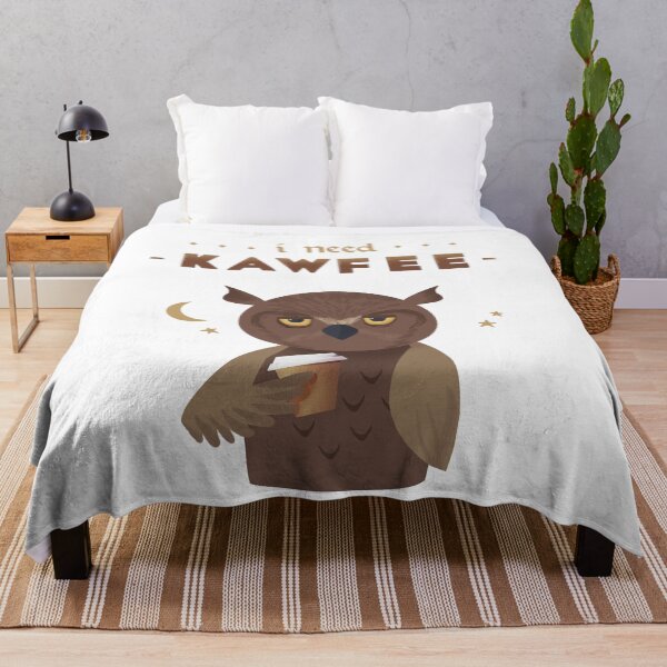 Item preview, A Night Owl Needs Coffee designed and sold by yellowpomelo.