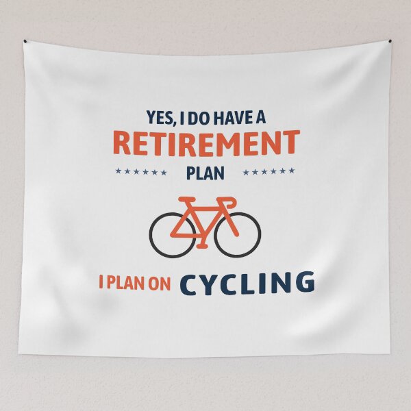 Item preview, Cyling Bicycle Cyclist Biking Retirement Funny designed and sold by TastefulTees.