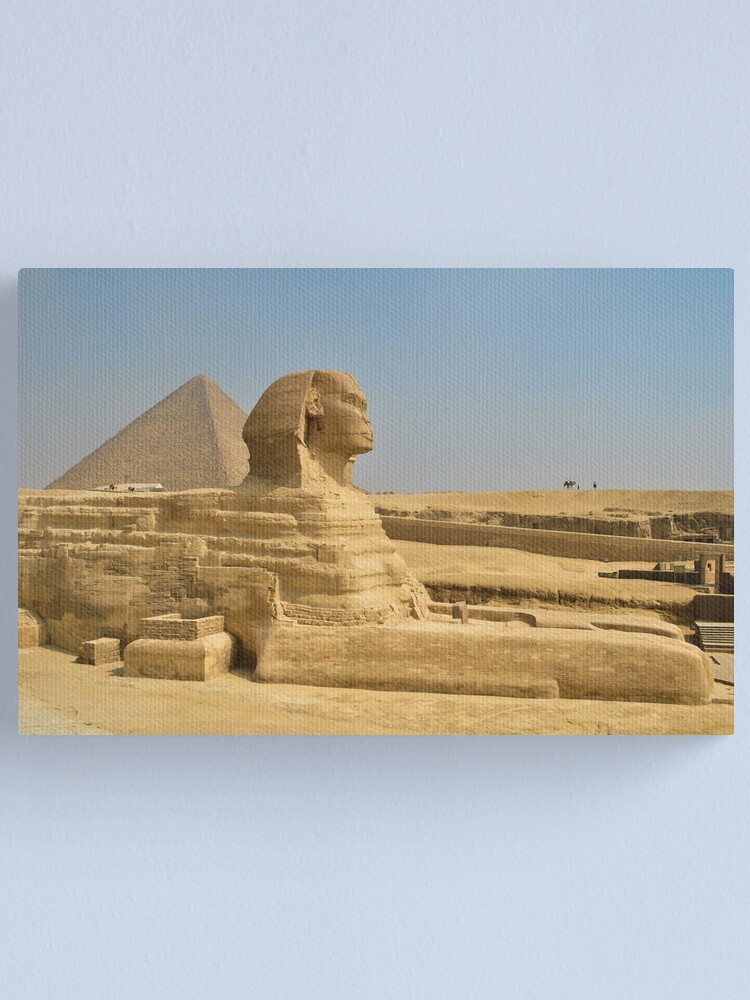Egyptian Sphinx And Pyramid Wall Picture Art Print