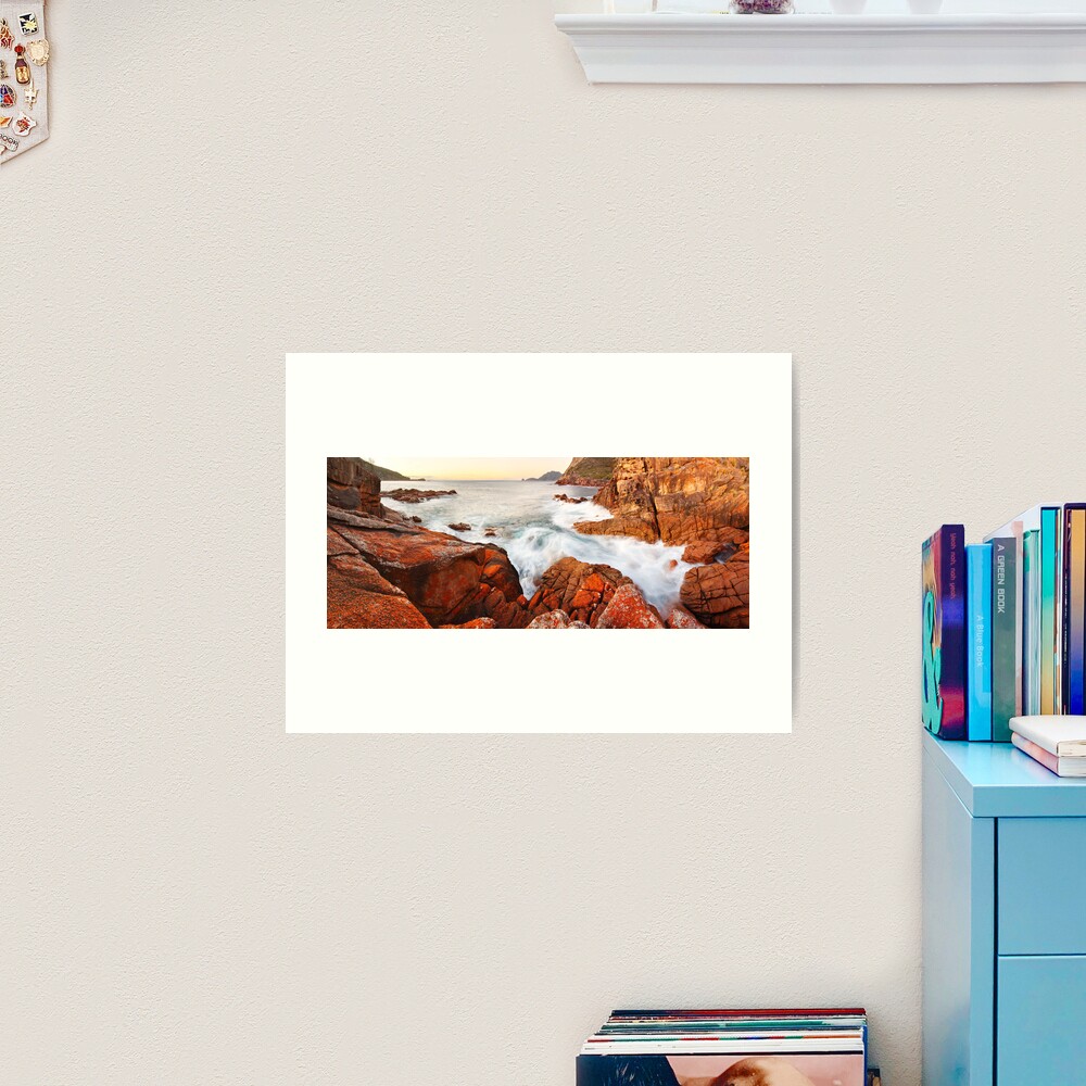 Sleepy Bay Sunrise, Freycinet National Park, Australia Art Print