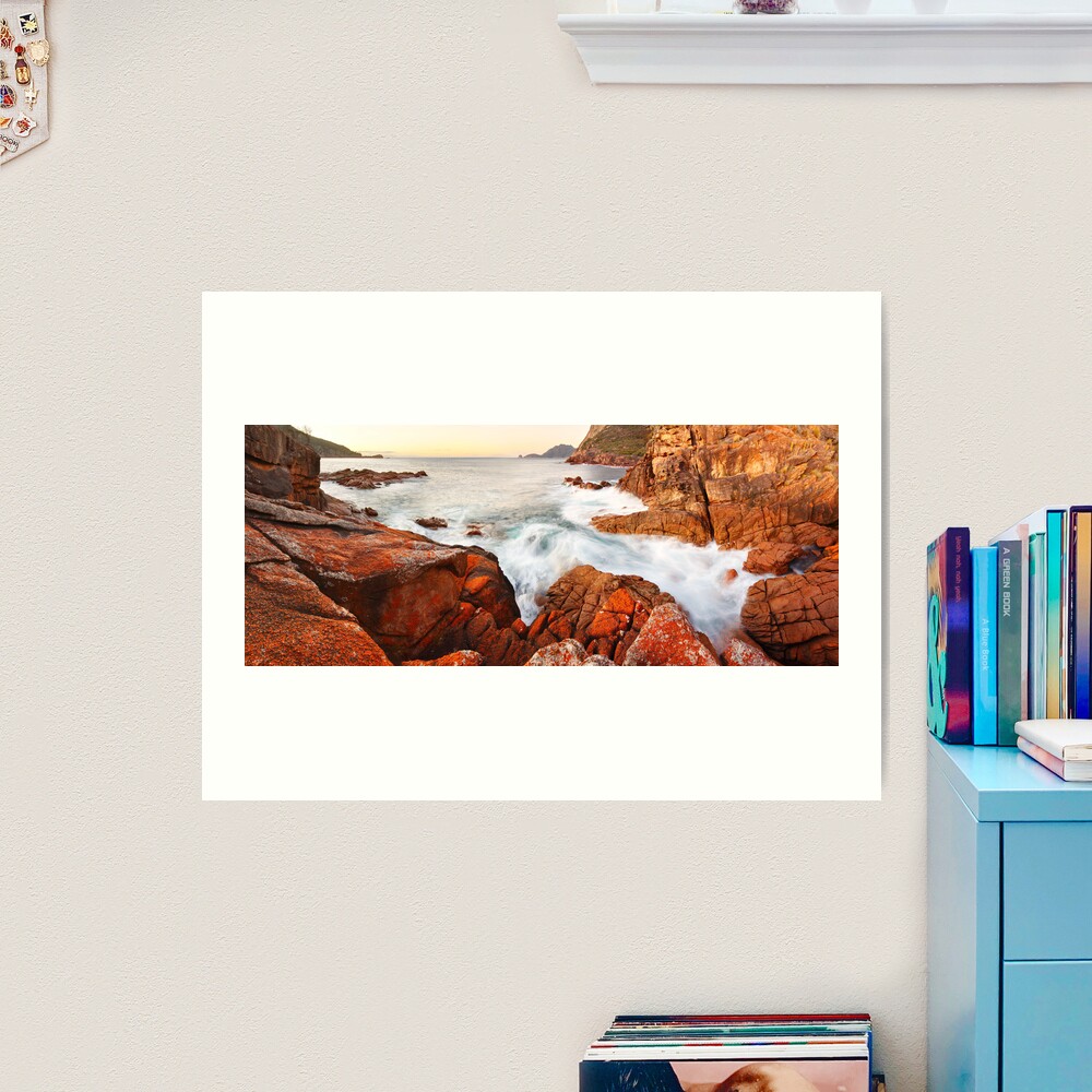 Sleepy Bay Sunrise, Freycinet National Park, Australia Art Print