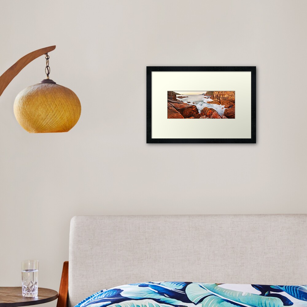 Sleepy Bay Sunrise, Freycinet National Park, Australia Framed Art Print
