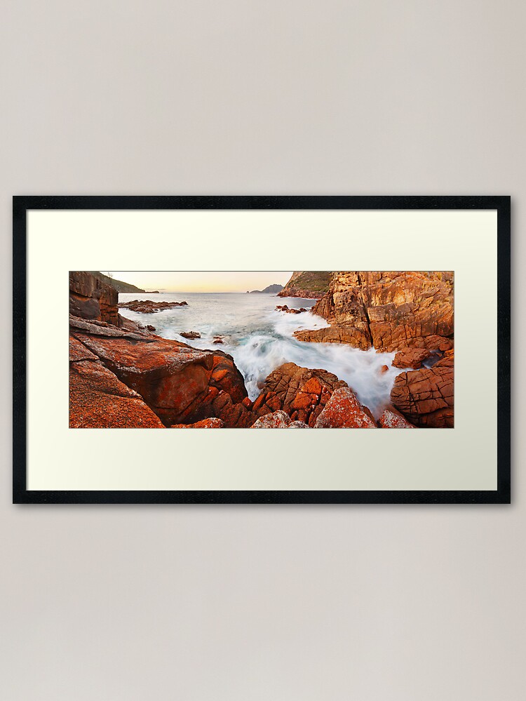 Alternate view of Sleepy Bay Sunrise, Freycinet National Park, Australia Framed Art Print