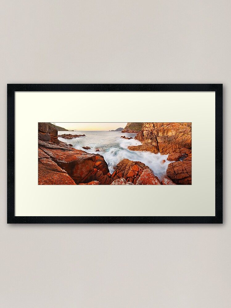 Alternate view of Sleepy Bay Sunrise, Freycinet National Park, Australia Framed Art Print