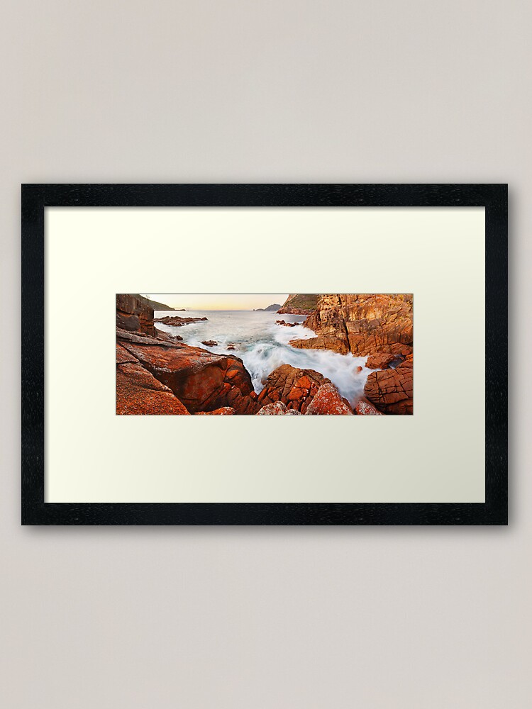Alternate view of Sleepy Bay Sunrise, Freycinet National Park, Australia Framed Art Print