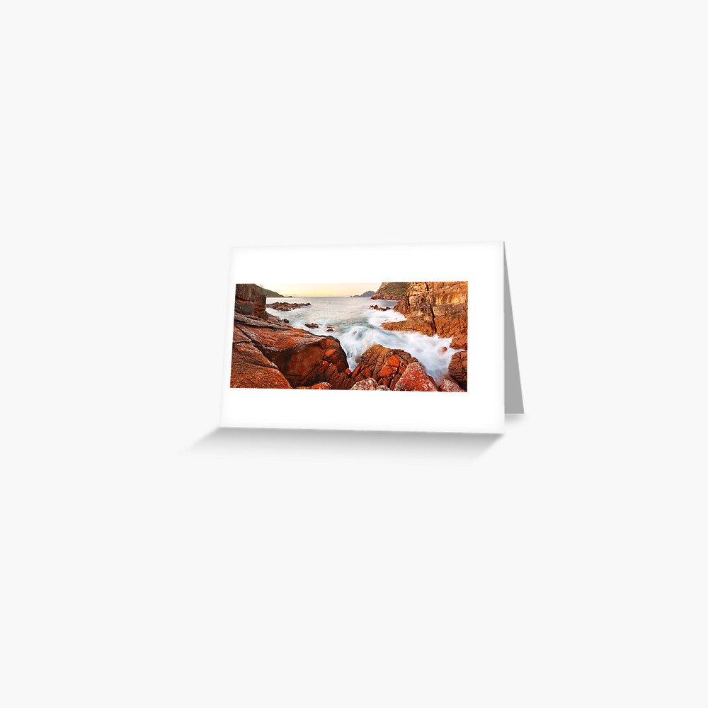 Sleepy Bay Sunrise, Freycinet National Park, Australia Greeting Card