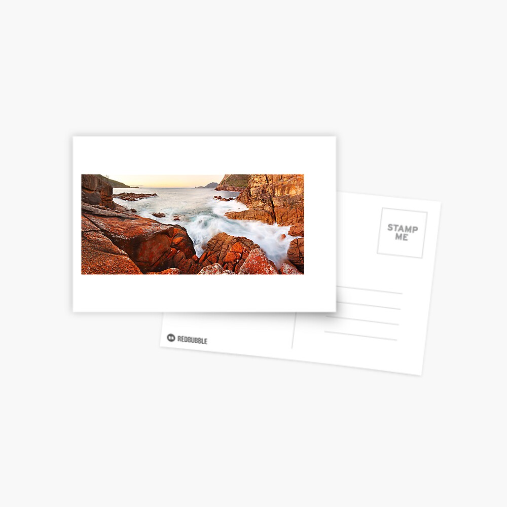 Sleepy Bay Sunrise, Freycinet National Park, Australia Postcard