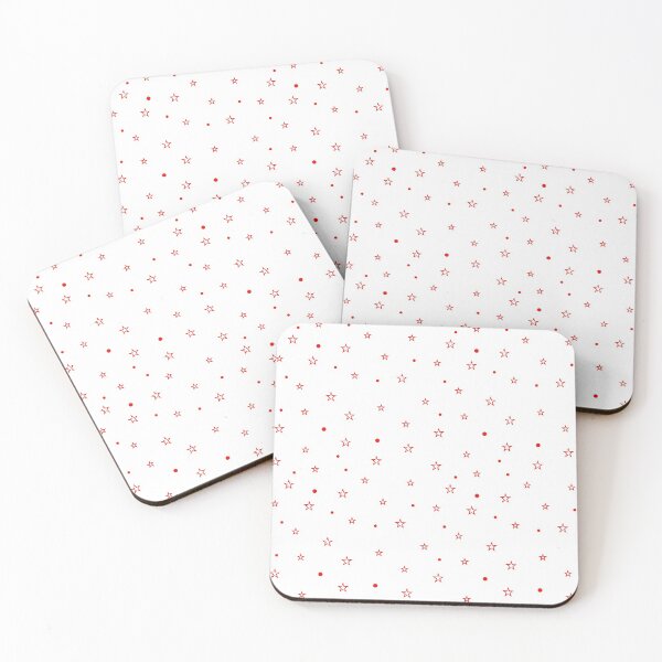 Item preview, Red stars and dots pattern designed and sold by archiba.