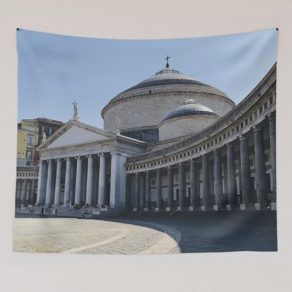Item preview, Napoli, Piazza del Plebiscito, Italy landmark, Naples photography, italian square, architecture designed and sold by Spallutos.